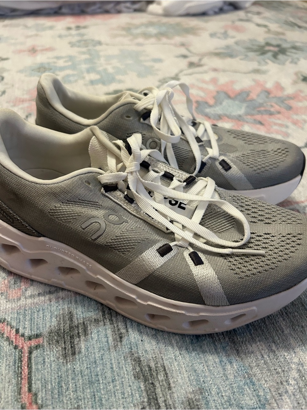 On Running Cloudnova Men’s Sneakers in Light Gray and White